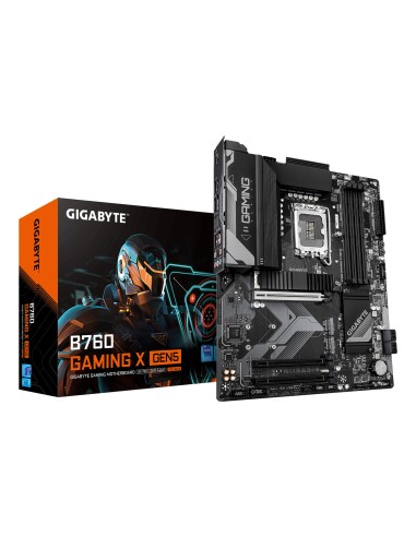 B760 GAMING X GEN5 Placa Base  Compatible con procesadores Intel Core 14ª generación, VRM de 8+1+1 fases, hasta 5600 MHz DDR5, 